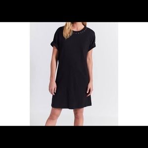 CURRENT/ELLIOTT BLACK T-SHIRT DRESS
